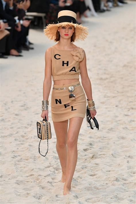 chanel beach runway|vintage chanel runway.